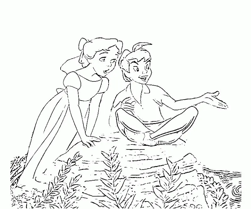 Peter Pan Coloring Pages 10