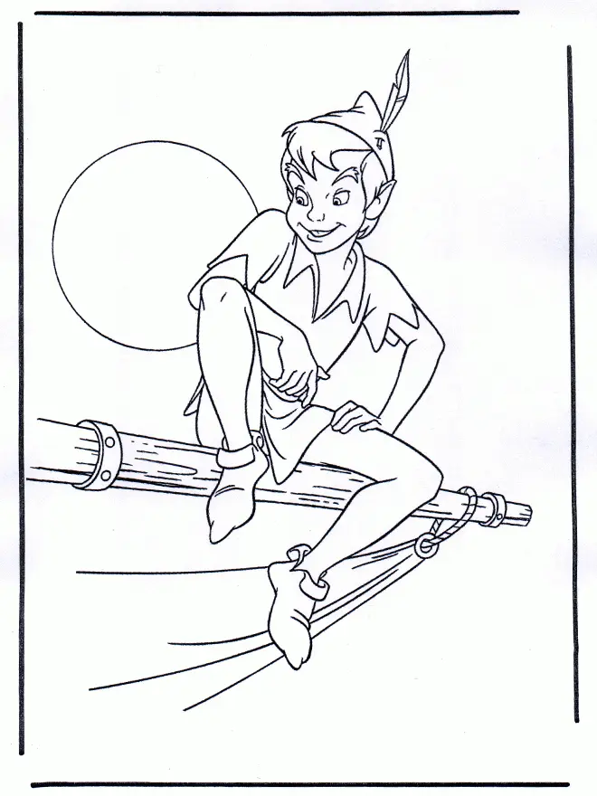 Peter Pan Coloring Pages 33