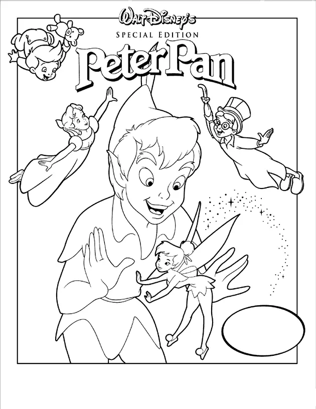 Peter Pan Coloring Pages 34