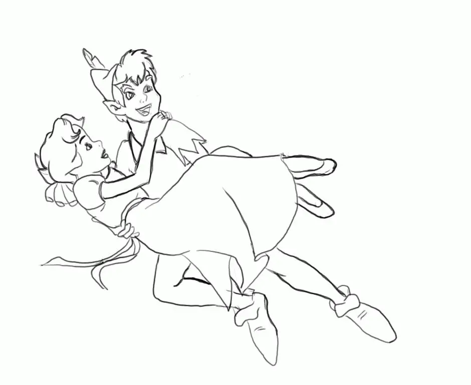 Peter Pan Coloring Pages 52