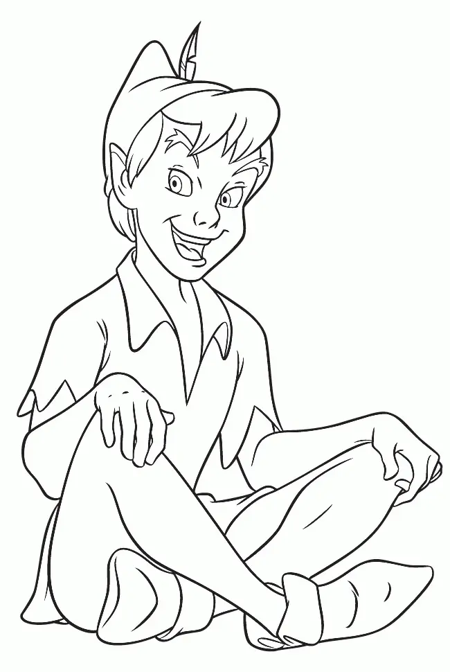 Peter Pan Coloring Pages 61