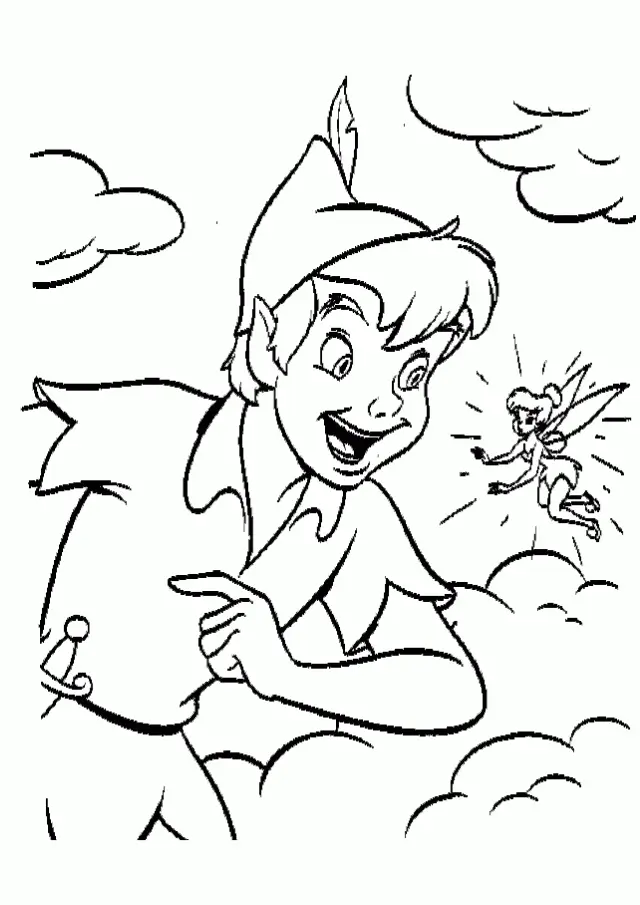 Peter Pan Coloring Pages 93