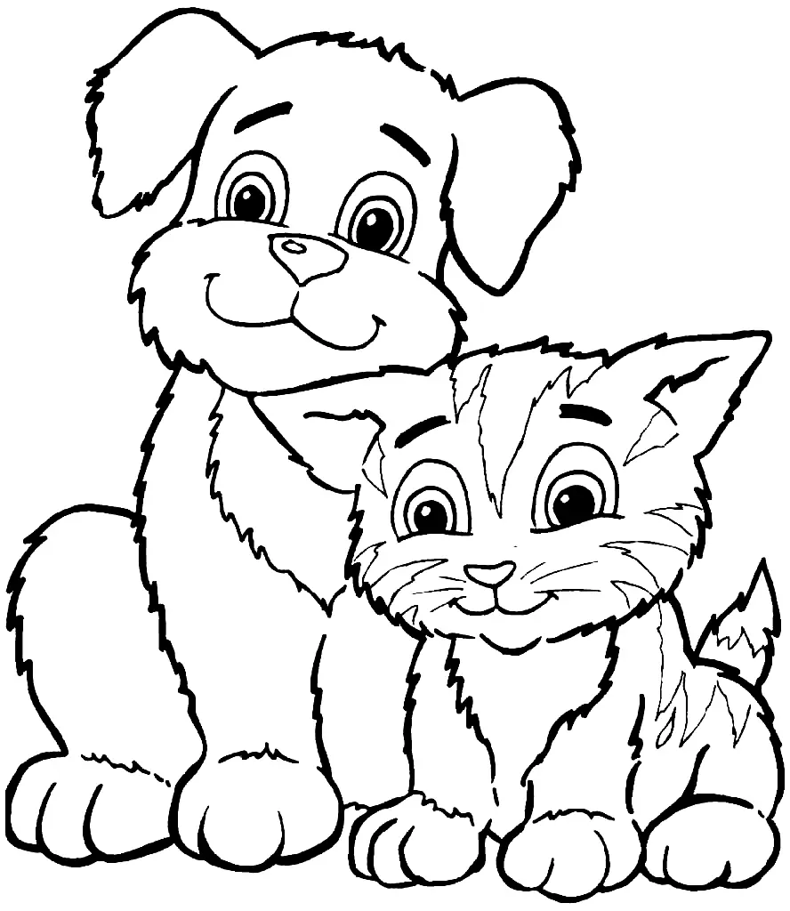 Desenhos de Pets Para Colorir 27