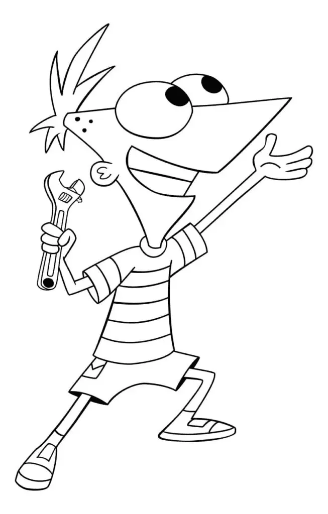 Phineas und Ferb Ausmalbilder 16