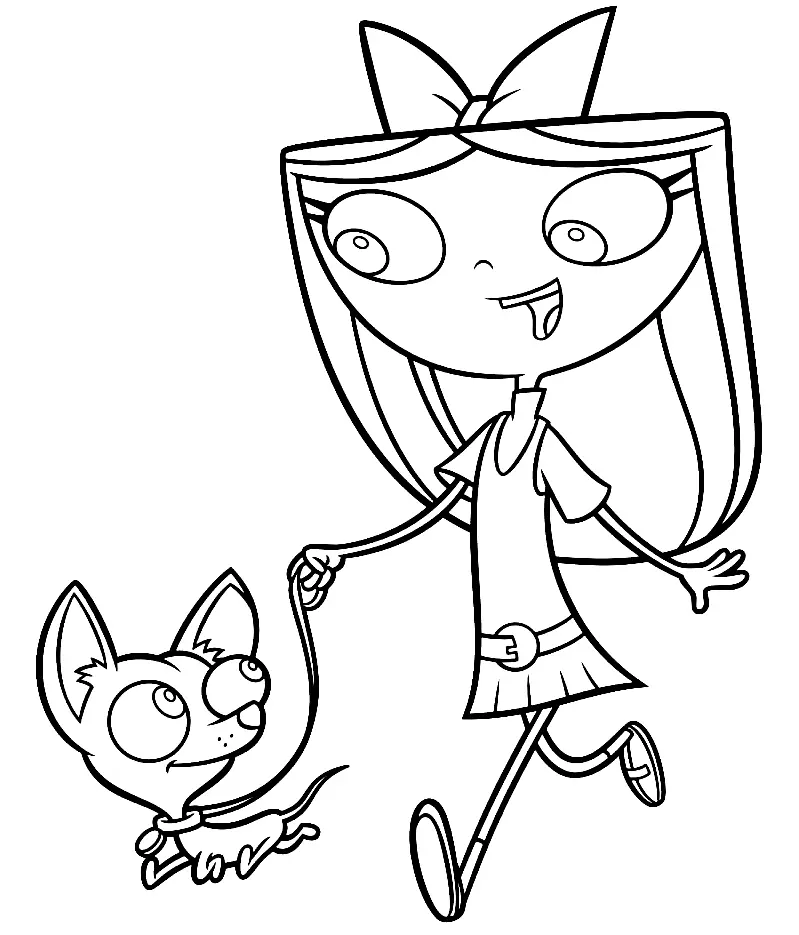 Phineas Y Ferb Para Colorear 18