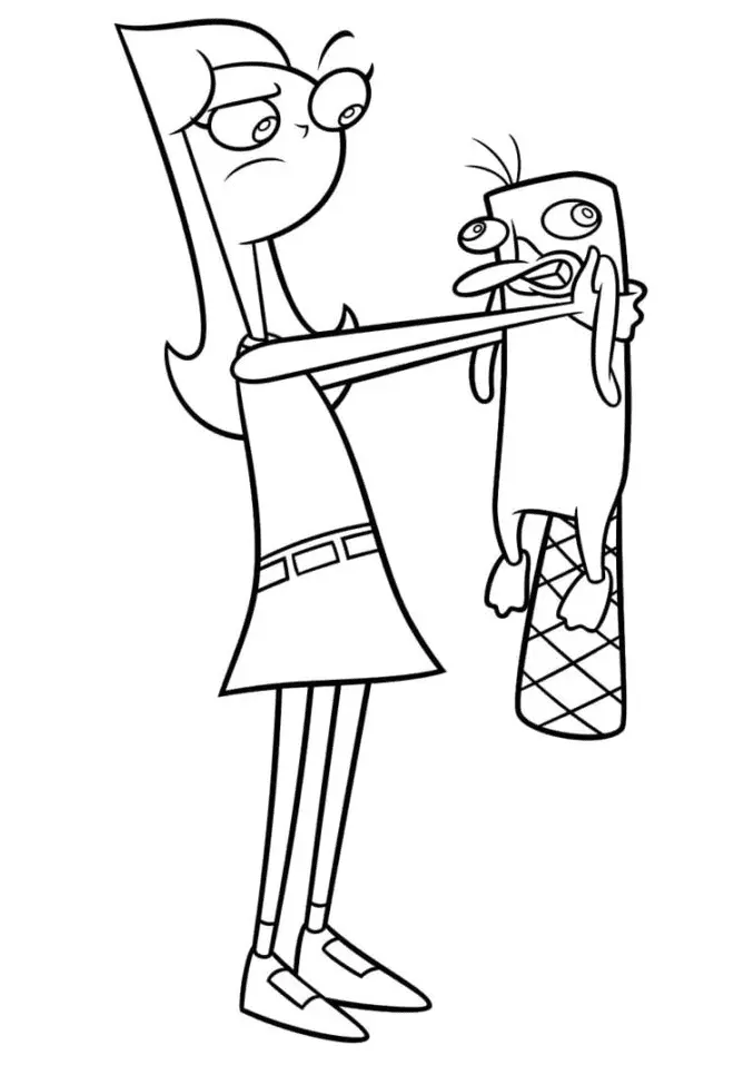 Phineas and Ferb Coloring Pages 23