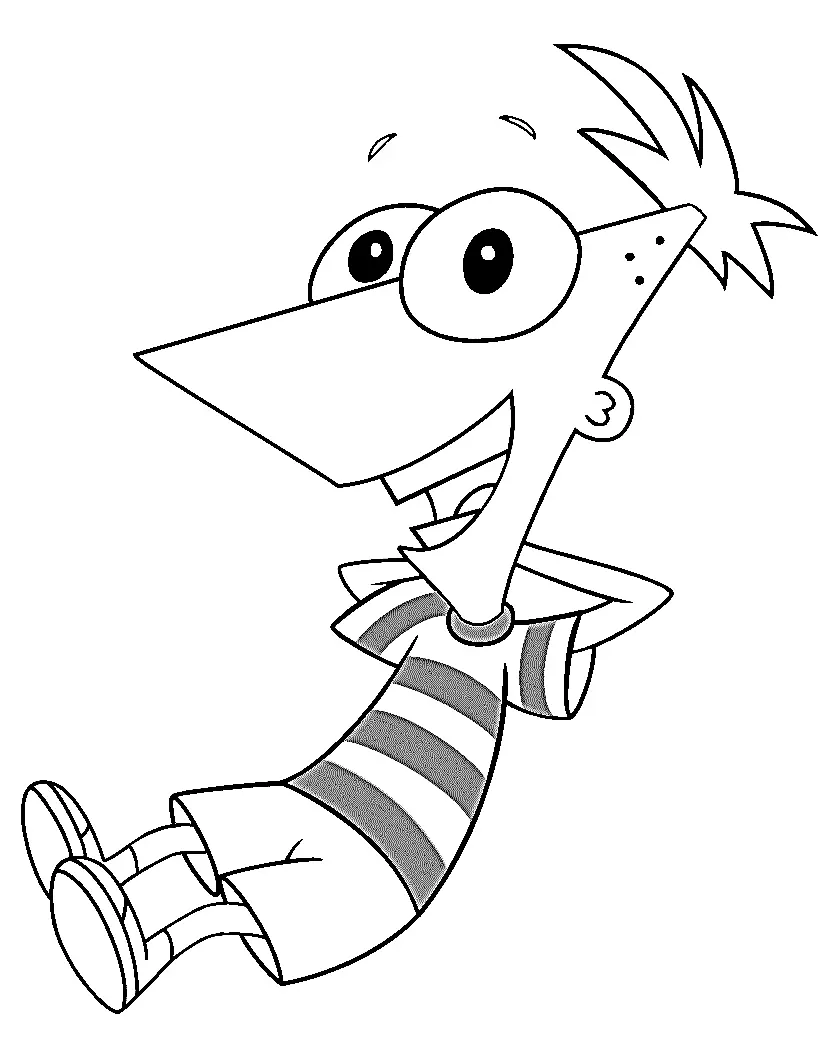 Phineas Y Ferb Para Colorear 29
