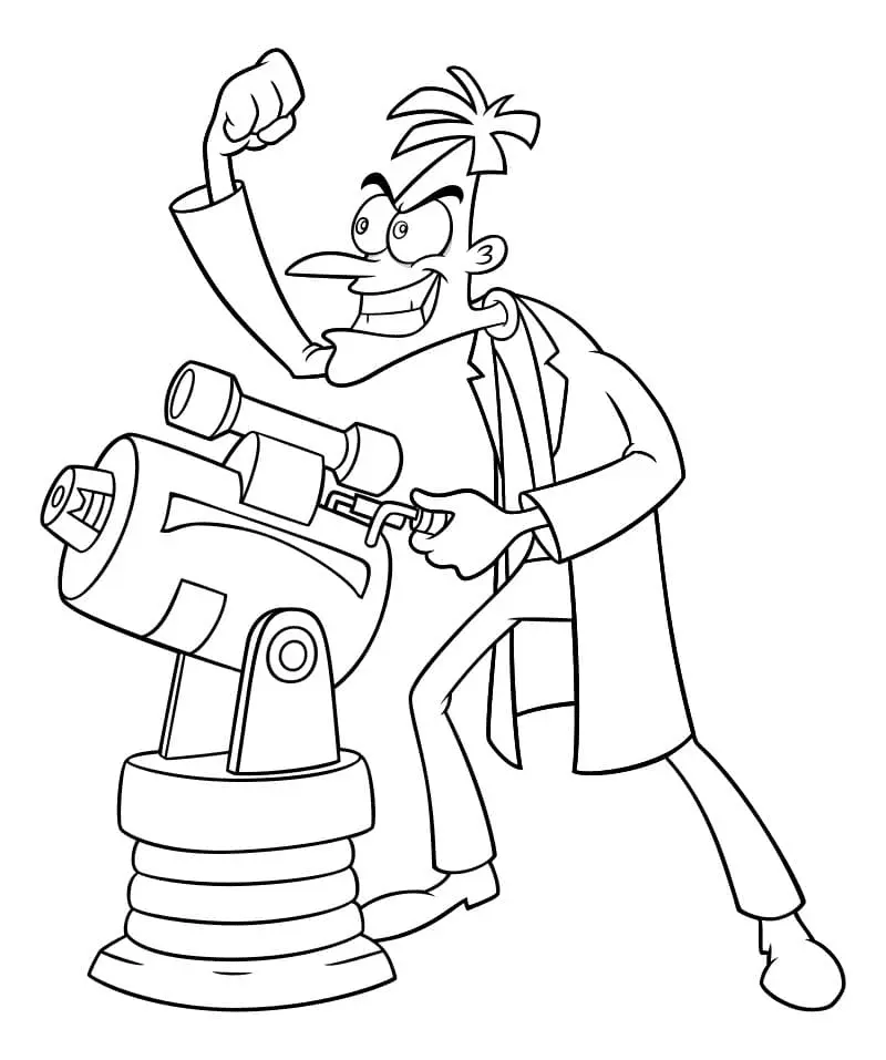 Phineas und Ferb Ausmalbilder 3