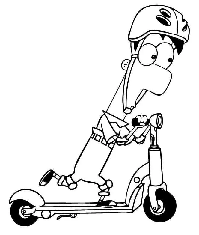 Phineas Y Ferb Para Colorear 39