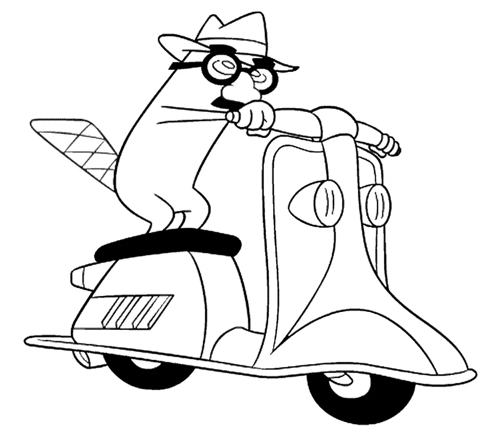 Phineas Y Ferb Para Colorear 48