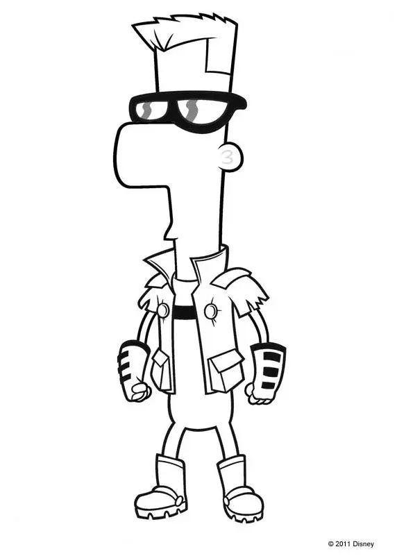 Phineas und Ferb Ausmalbilder 55