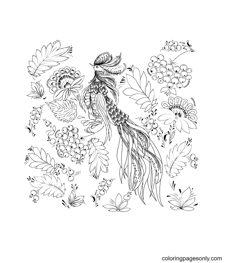 Desenhos de Fenix Para Colorir 29