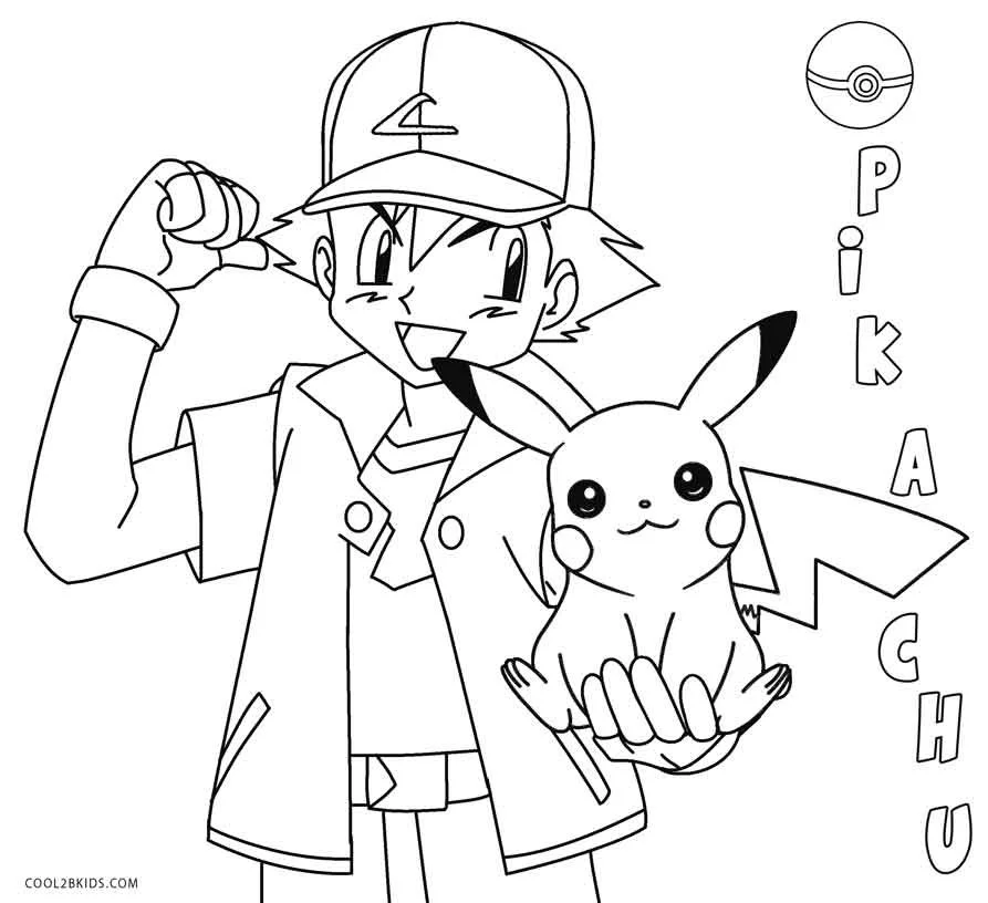 Pickachu Coloring Pages 11
