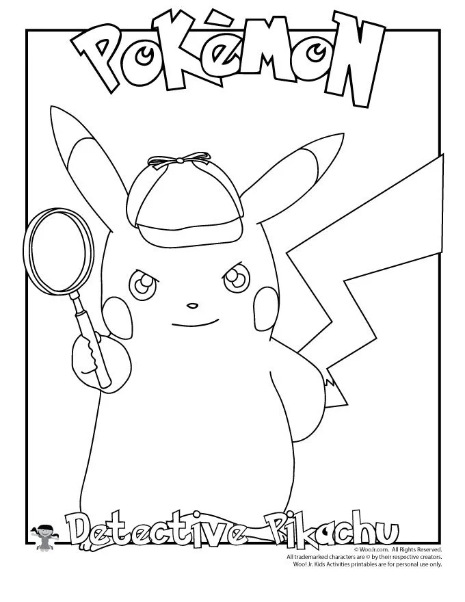 Pickachu Para Colorear 13