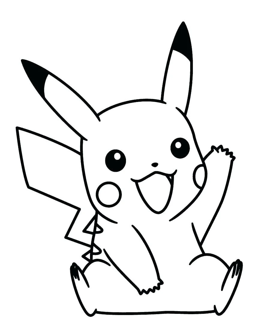 Pickachu Coloring Pages 17