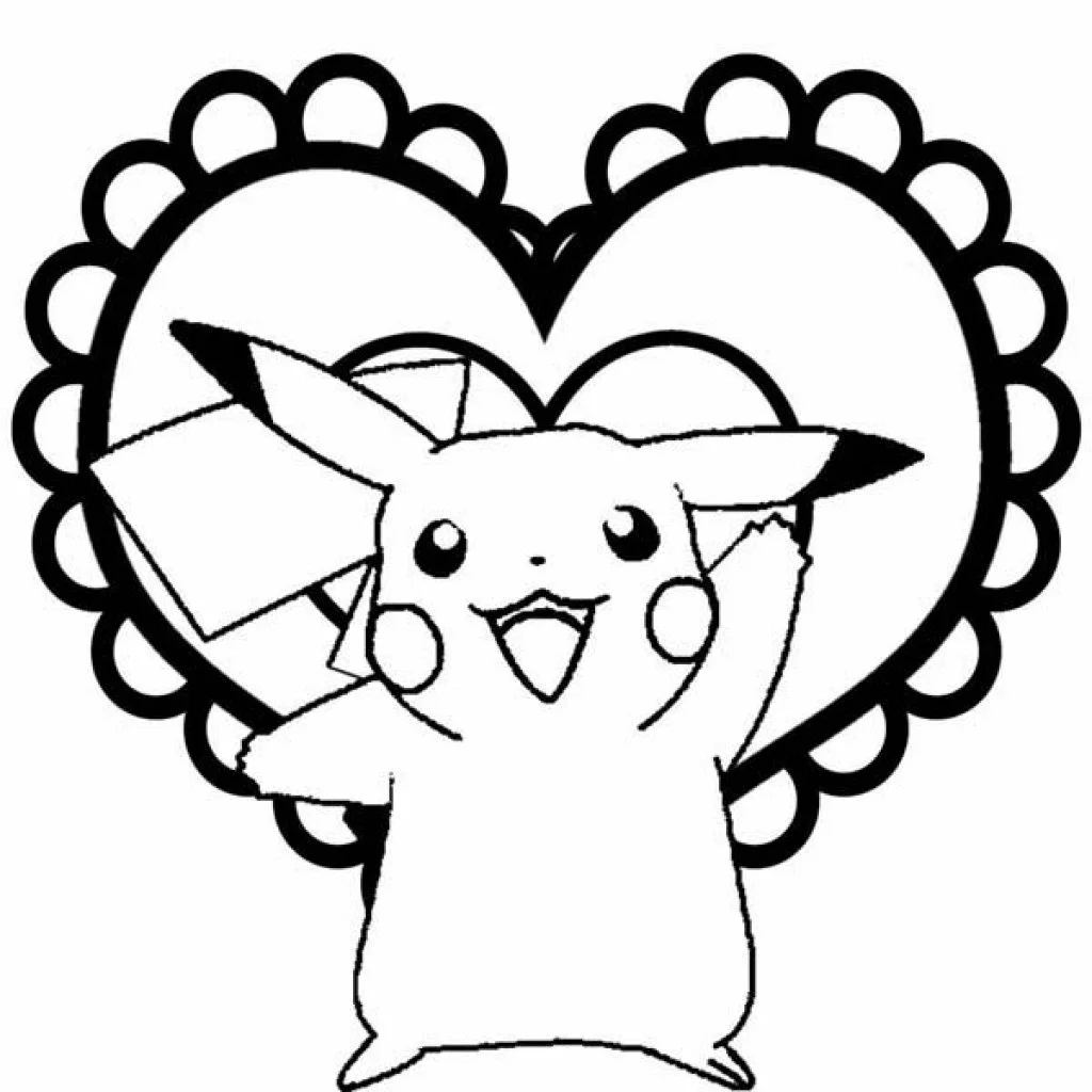 Pickachu Coloring Pages 33