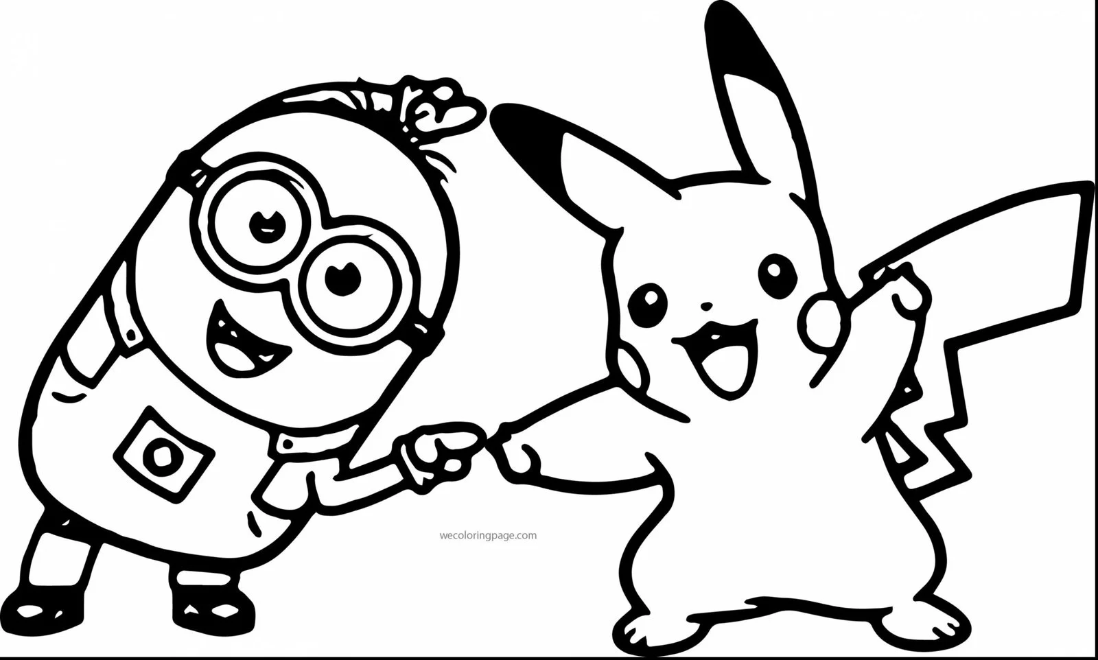 Pickachu Coloring Pages 9