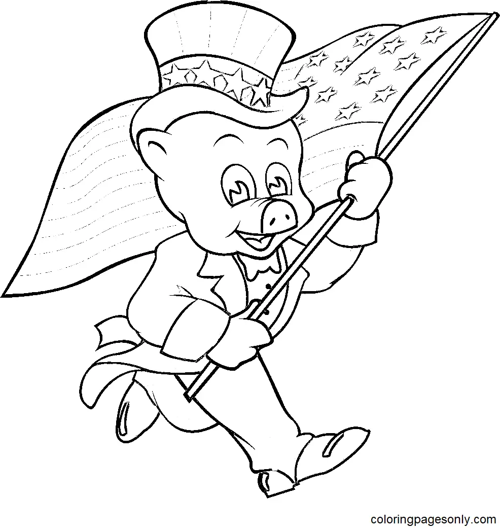 Desenhos de Piggly Wiggly Para Colorir 14