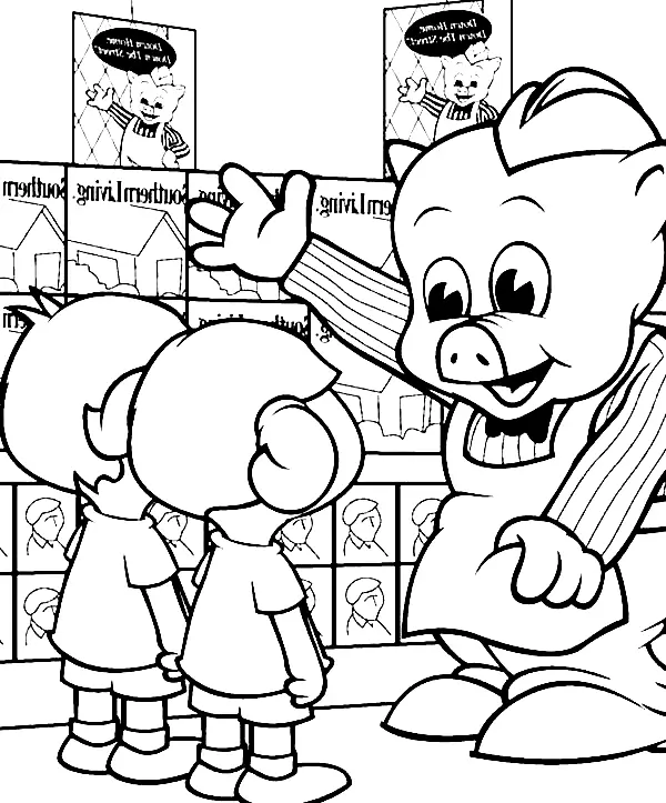 Desenhos de Piggly Wiggly Para Colorir 16