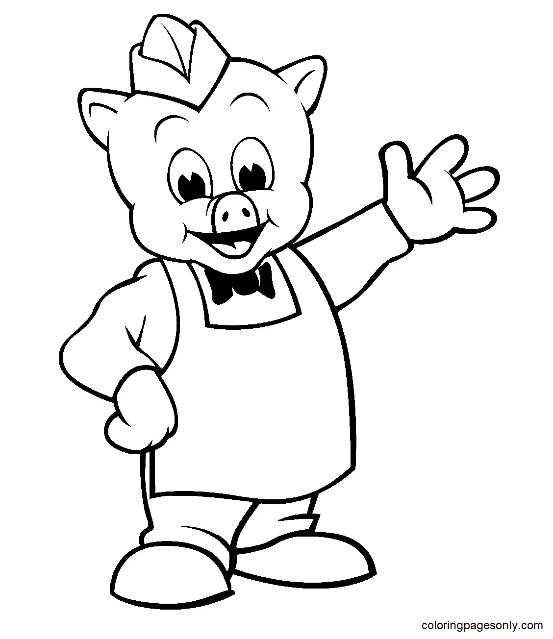 Desenhos de Piggly Wiggly Para Colorir 2