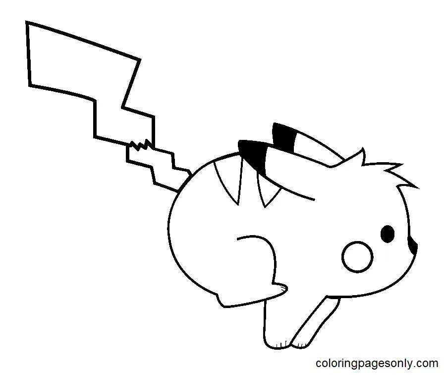 Pikachu Coloring Pages 115