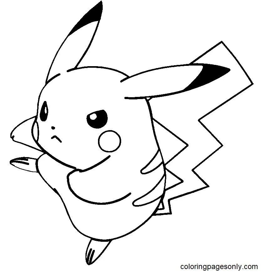 Pikachu Ausmalbilder 186
