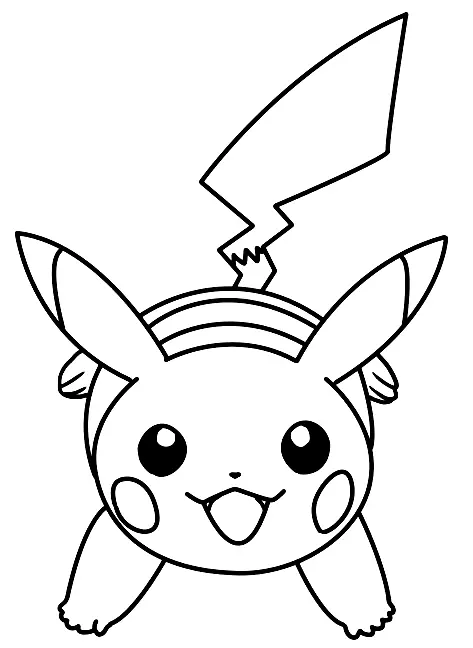 Pikachu Coloring Pages 137