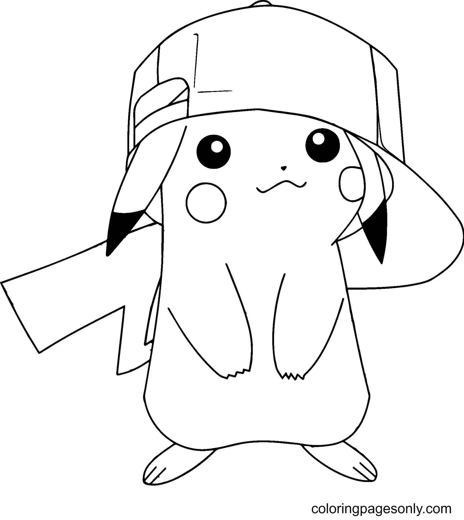 Desenhos de Pikachu Para Colorir 25