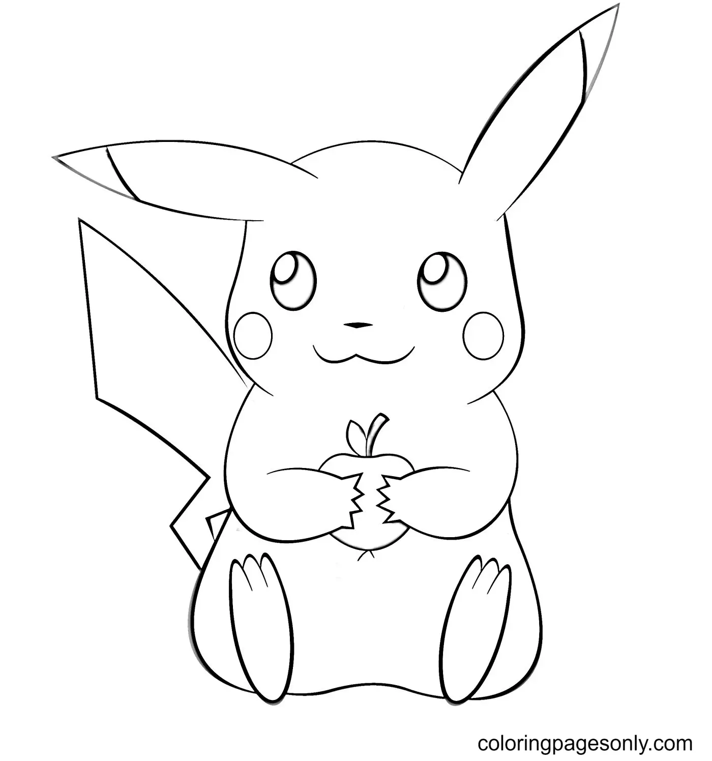Pikachu Coloring Pages 68