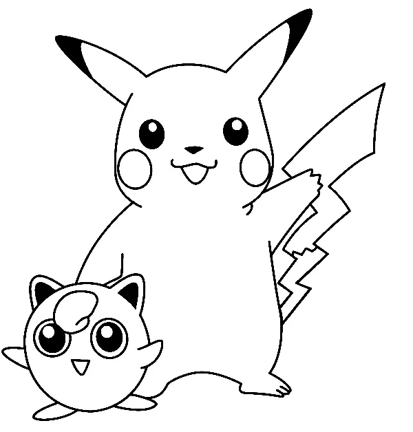 Pikachu Coloring Pages 69