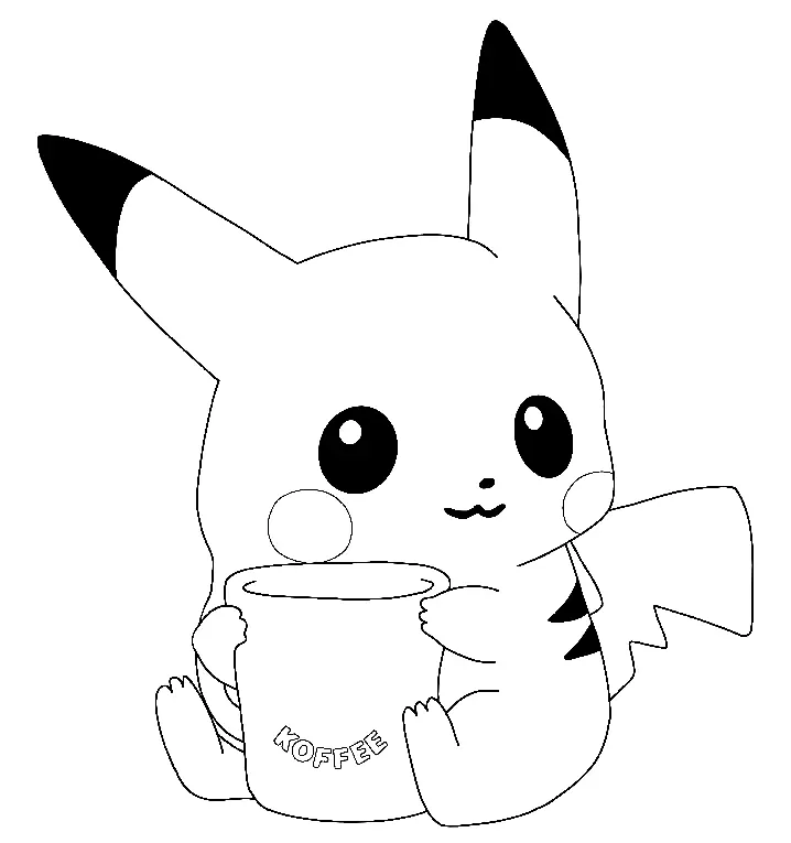 Desenhos de Pikachu Para Colorir 93