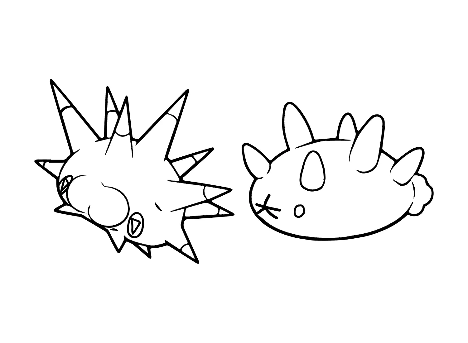 Desenhos de Pokemon Pincurchin Para Colorir 21