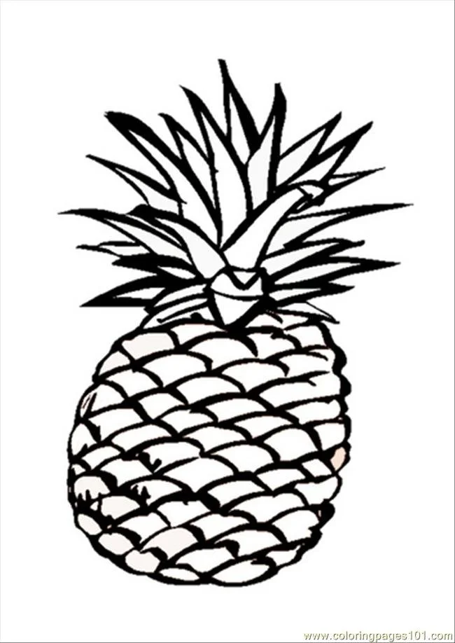 Desenhos de Pineapple Para Colorir 6