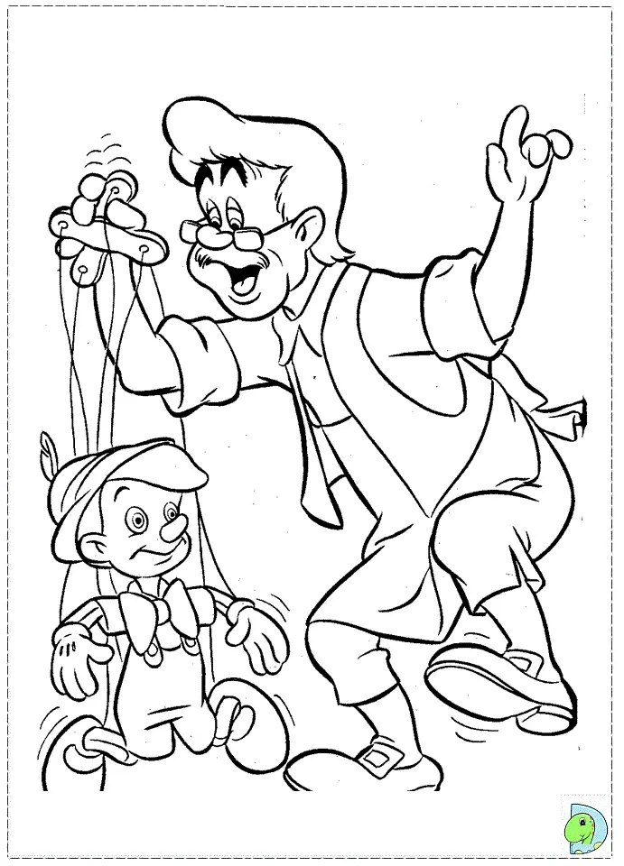 Pinocchio Coloring Pages 42