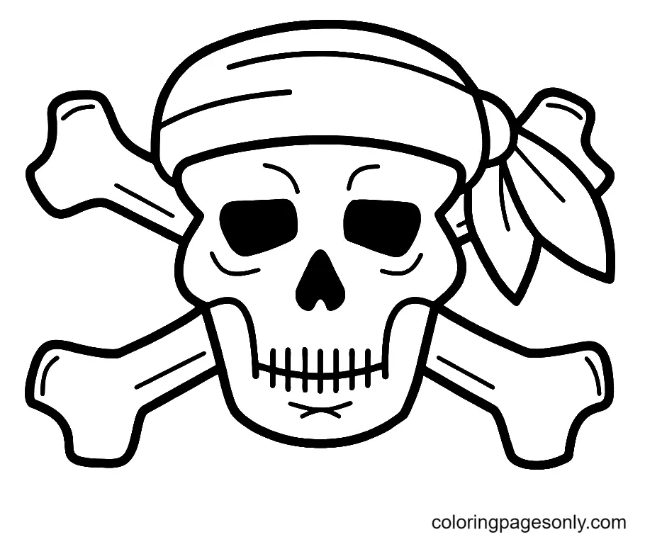 Pirate coloring pages 12