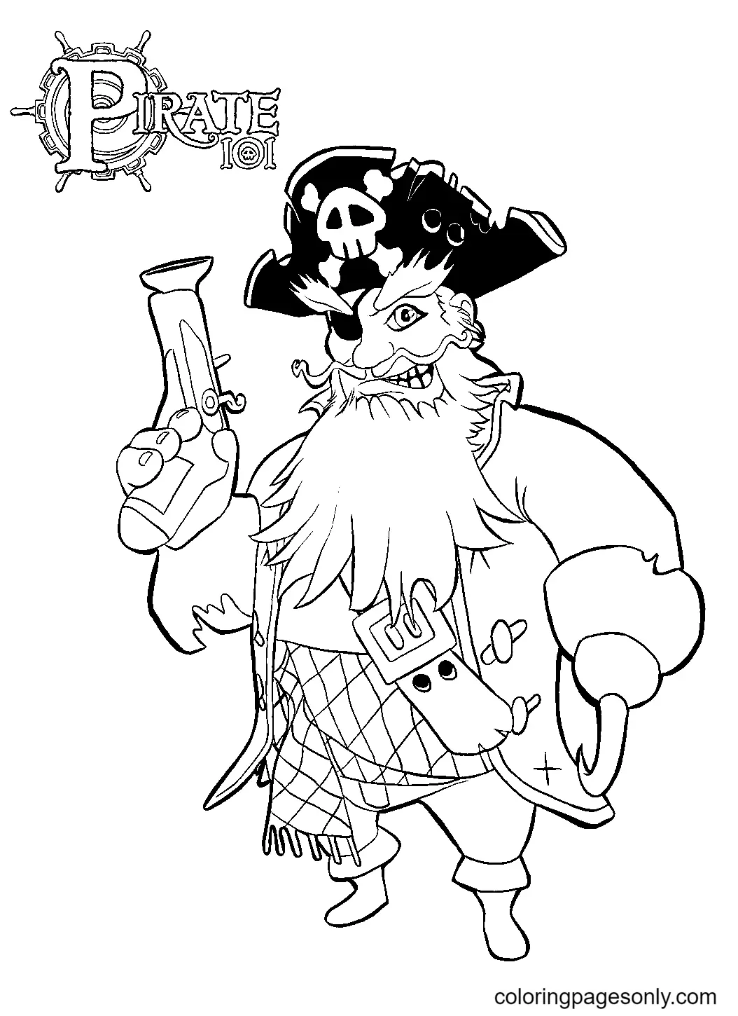 Pirate Coloring Pages 53