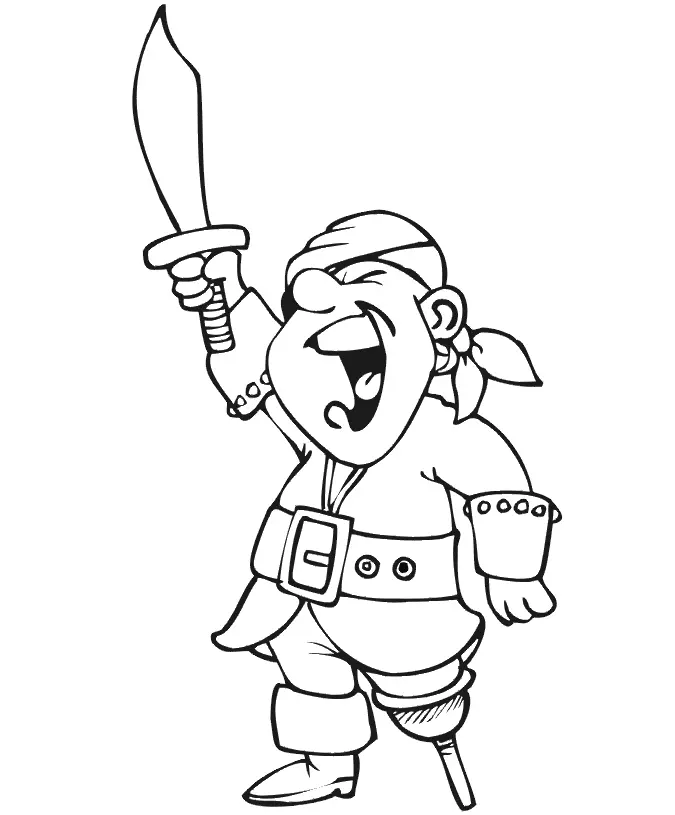 Pirate Coloring Pages 66