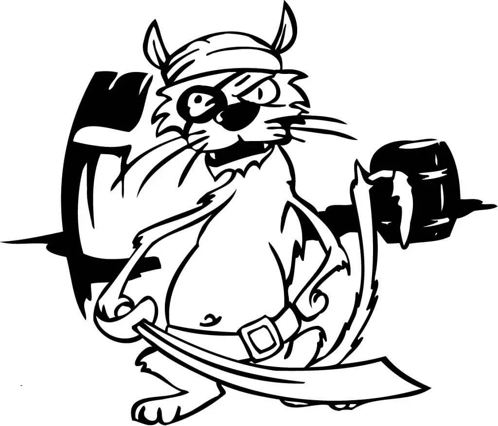 Pirate Coloring Pages 73
