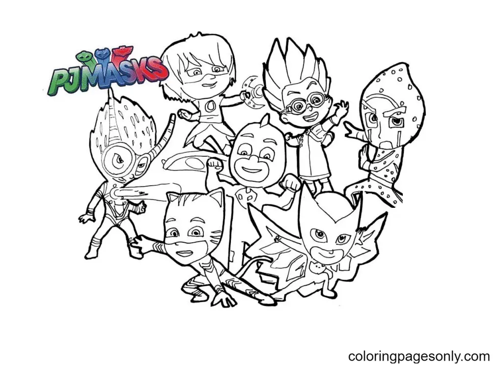 Pj Masks Para Colorear 107