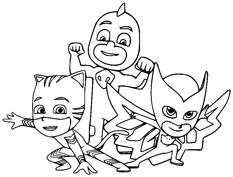 PJ masks Coloring Pages 15