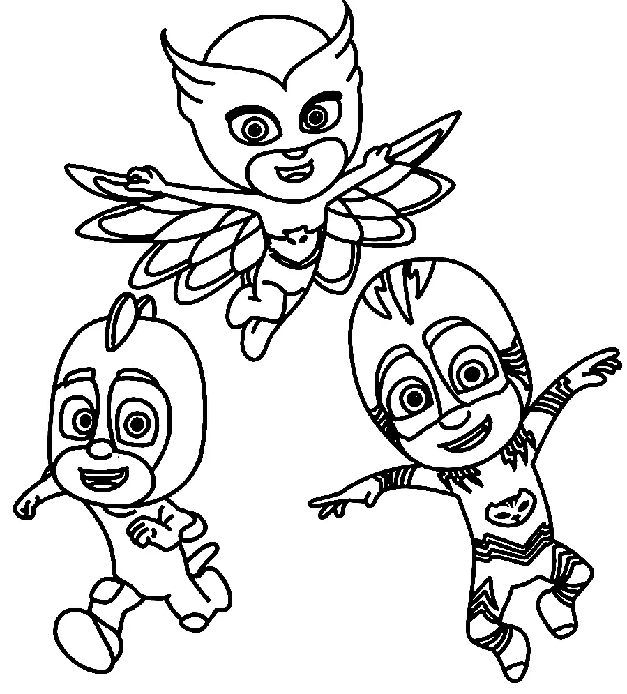 Desenhos de Pj Masks Para Colorir 17