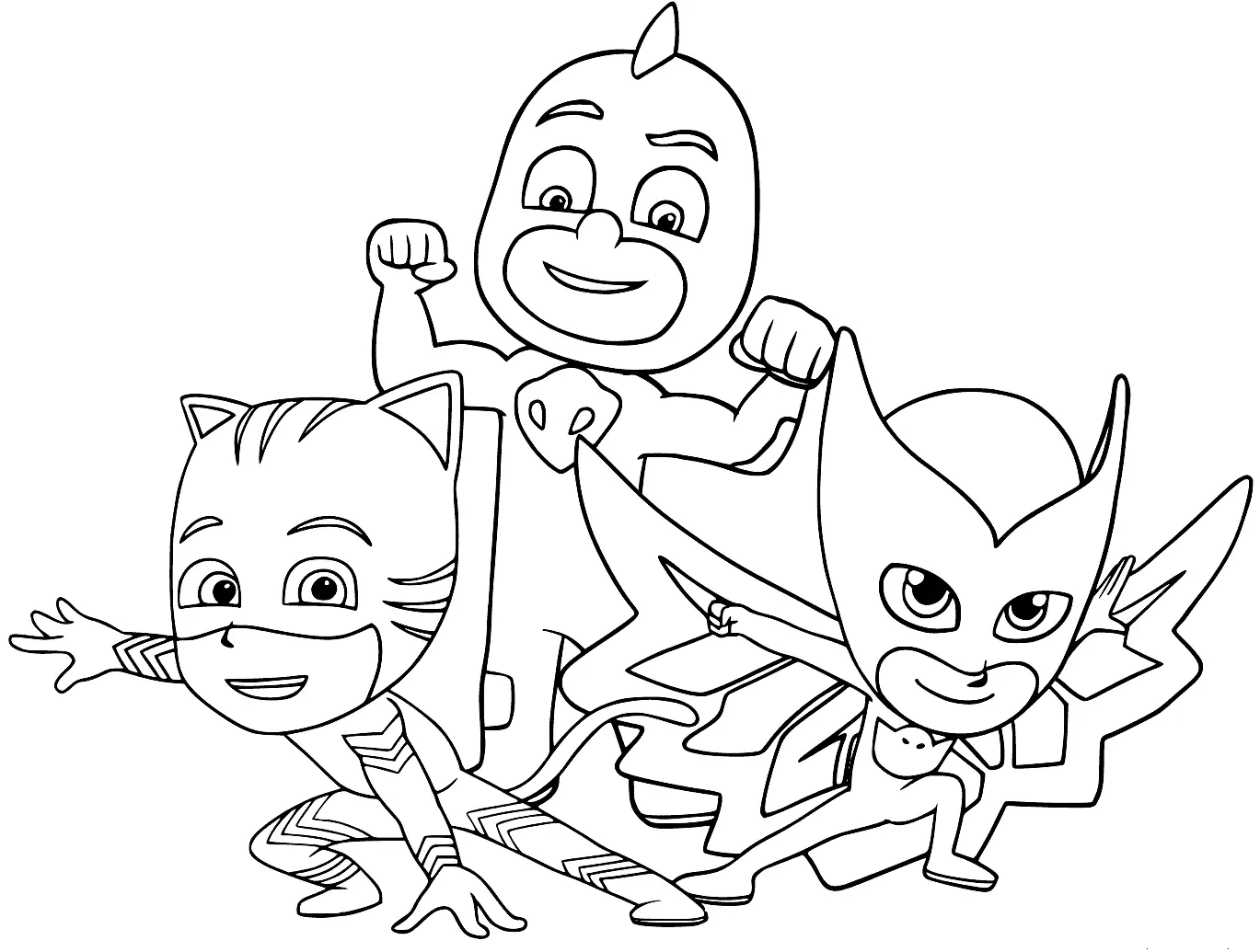 PJ masks Coloring Pages 41