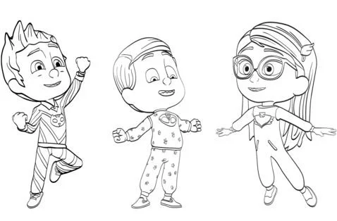 PJ masks Coloring Pages 53