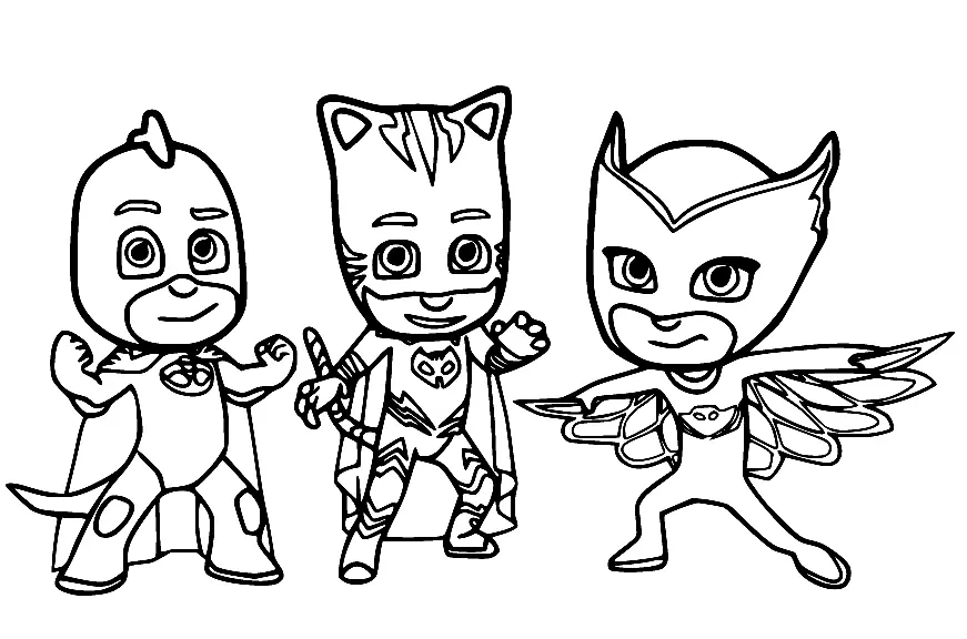 Pj Masks Para Colorear 6