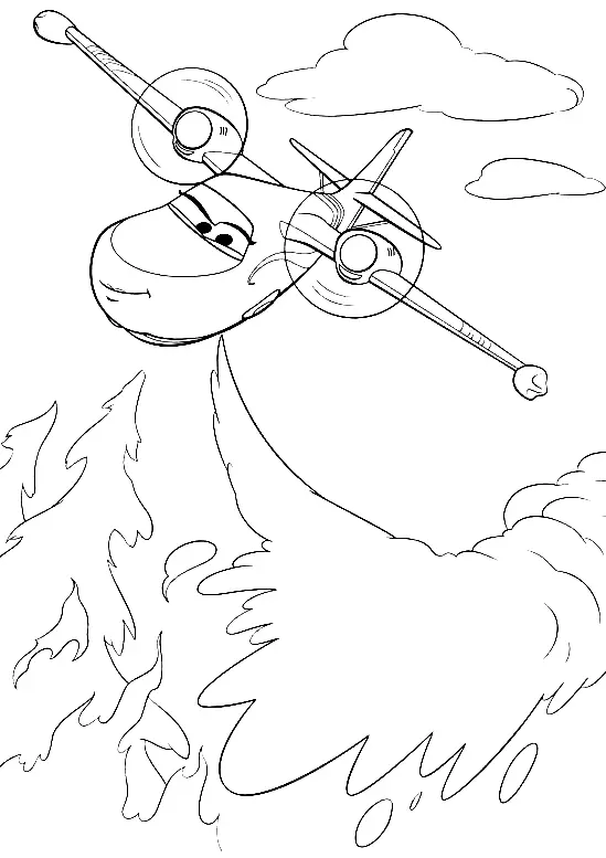 Desenhos de Avioes Para Colorir 6