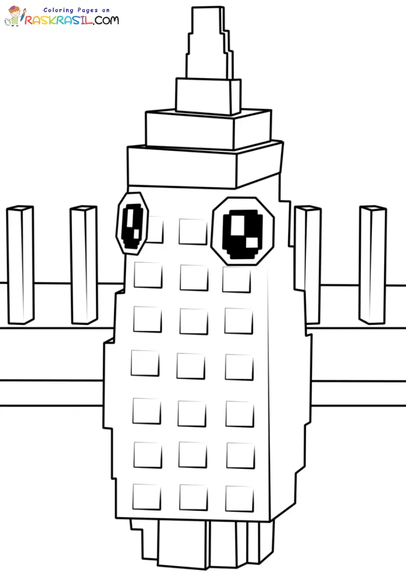 Plants Vs Brainrots Coloring Pages 22