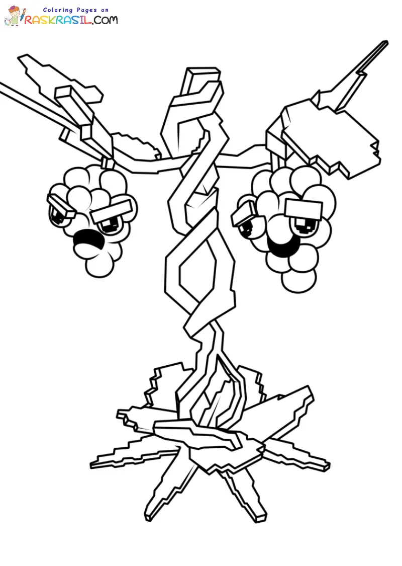Plants vs Brainrots Ausmalbilder 6
