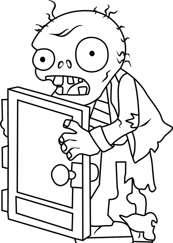Plants vs Zombies Coloring Pages 11