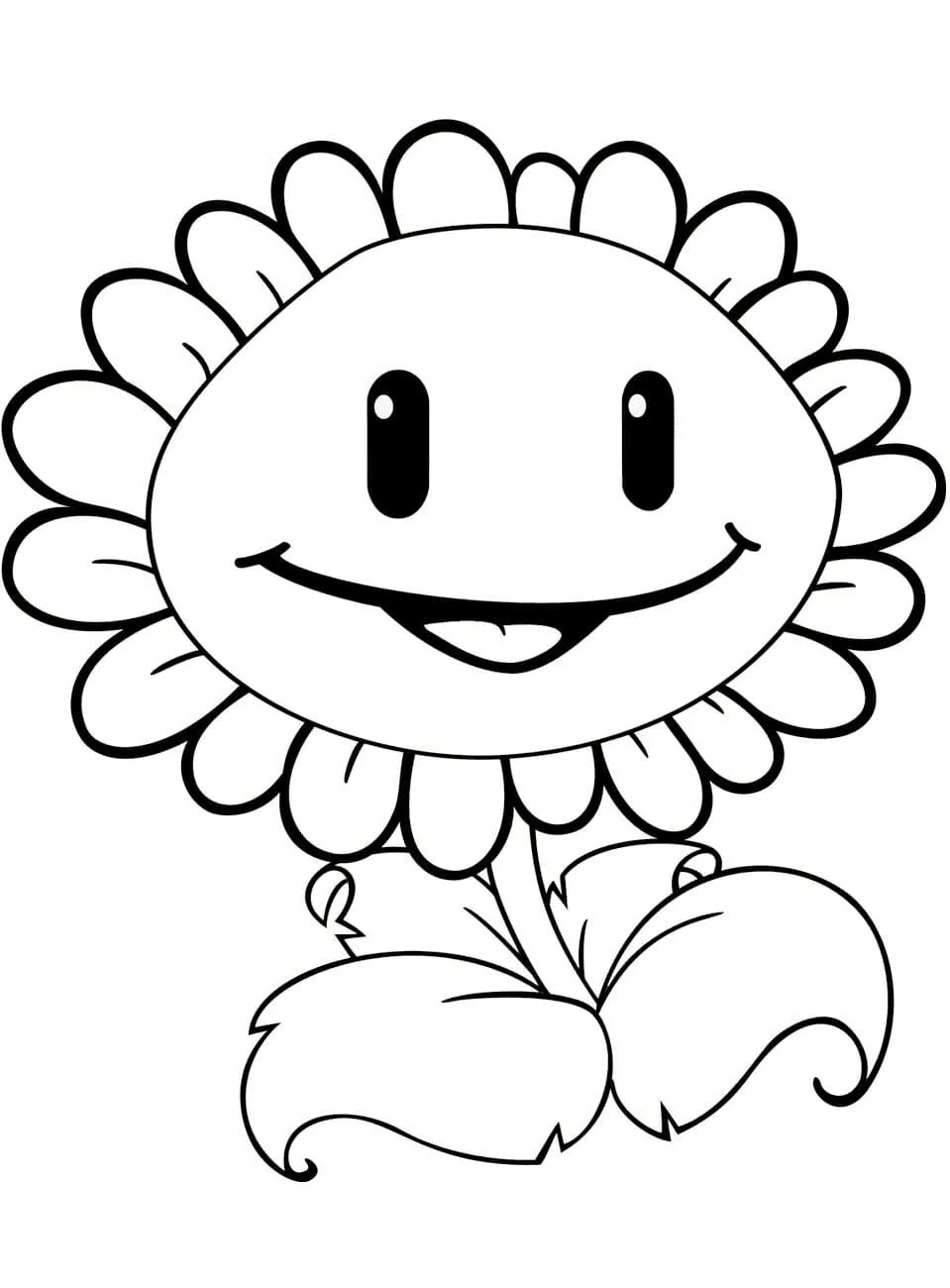 Desenhos de Plants Vs Zombies Para Colorir 124