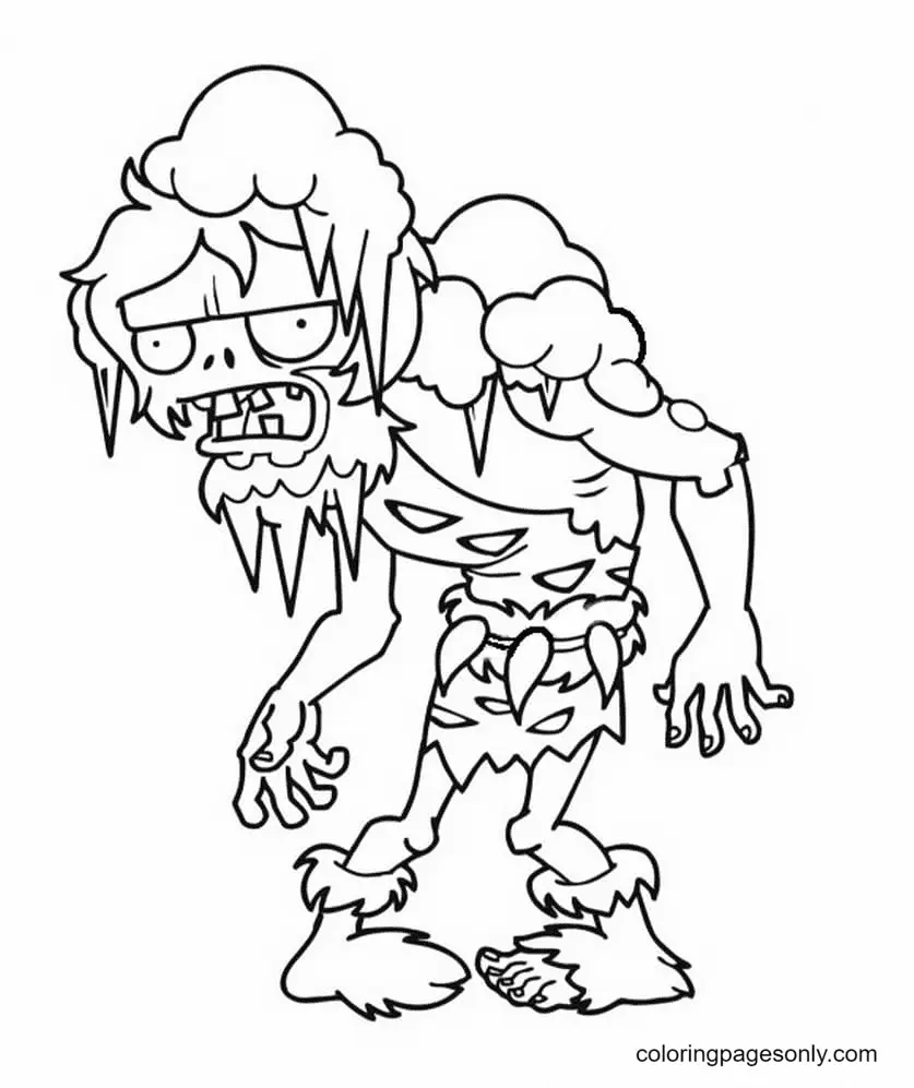 Desenhos de Plants Vs Zombies Para Colorir 126